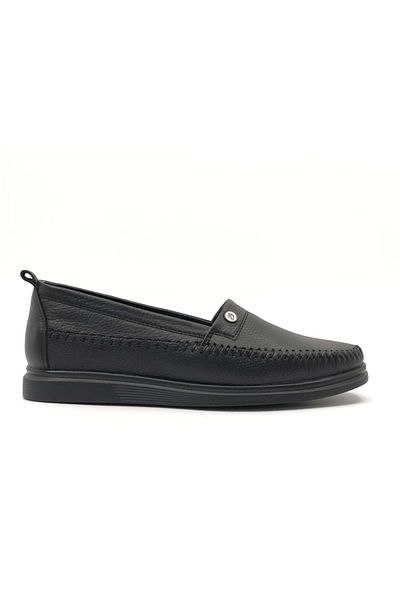 Greyder 33660 Zn Pantofi de damă casual confort din piele NEGRU