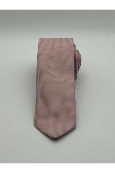 HARES Limited Edition Pudra Kuşgözü El Dikimi Kravat & Mendil