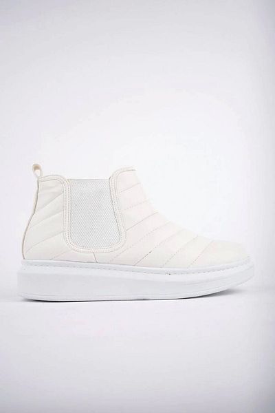 COCCO CROSS SLW205 Boston - Cizme sport fără șireturi pentru bărbați, BT White