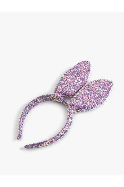 Koton Sequin Sequined Ear Applique Crown