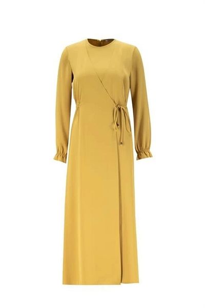 Armine Acid Wrap Dress - Ort9230 Model
