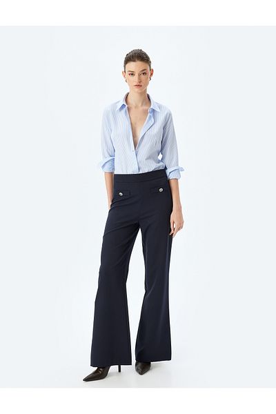 Koton blue stripe Slim Fit Shirt
