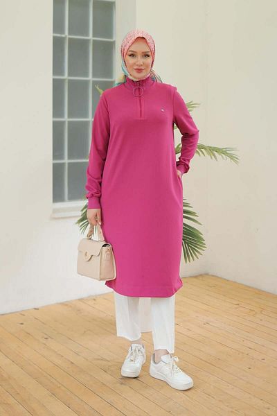 Armine TREND Ringed Knitted Fabric Tunic-24Kt436
