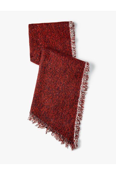 Koton Soft Textured Basic Tassel Scarf
