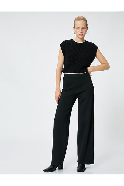 Koton Leggings Pants Loose Leg Normal Waist
