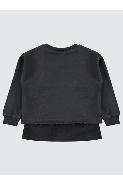 Civil Girls 2-5 Years Old Girl's Sweatshirt - Light Smoked