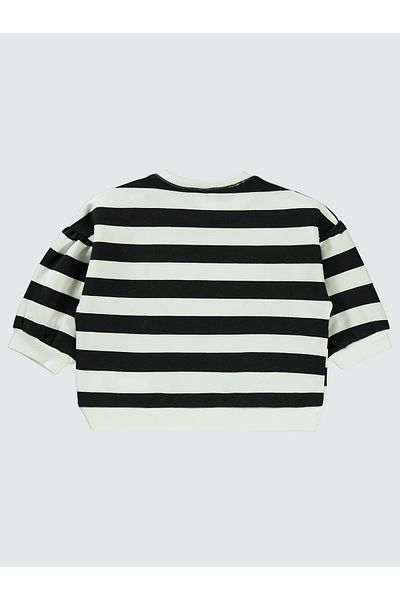 Civil Baby 6-18 Months Baby Girl Black Sweatshirt