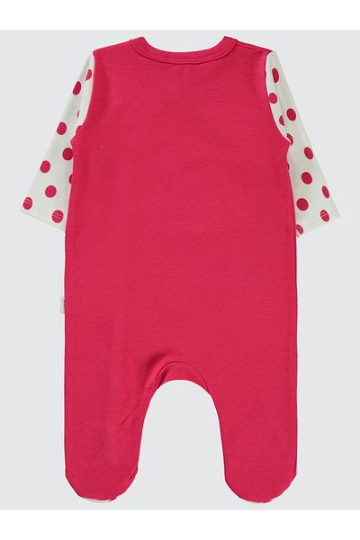 TWEETY 1-6 Months Baby Girl Ecru Jumpsuit - With Booties