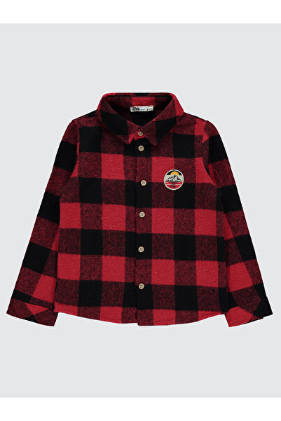 Civil Boys قميص للأولاد 10-13 سنة أحمر