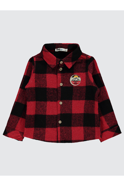 Civil Boys قميص ولادي 2-5 سنوات أحمر