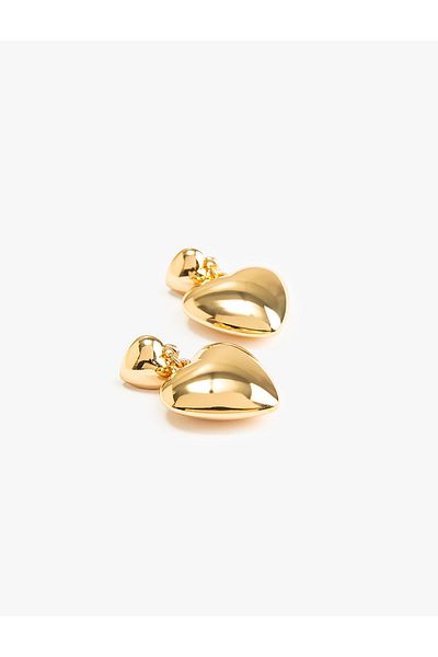 Koton Heart Dangle Earrings