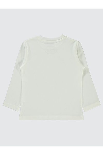 Civil Boys 2-5 Years Old Boy Ecru Sweatshirt