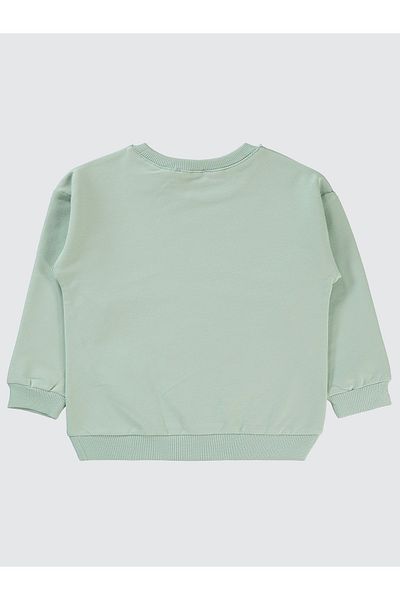 Civil Girls 2-5 Years Old Girl's Sweatshirt - Fresh mint Design