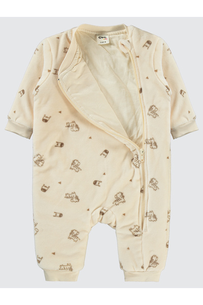 Civil Baby Baby Boy Sleeping Bag Without Booties 6-9 Months Milky Brown