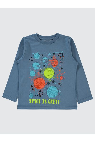 Civil Boys 2-5 Years Old Boy Indigo Sweatshirt
