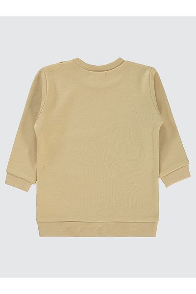 Civil Baby 6-18 Months Baby Boy Milk Coffee Sweatshirt