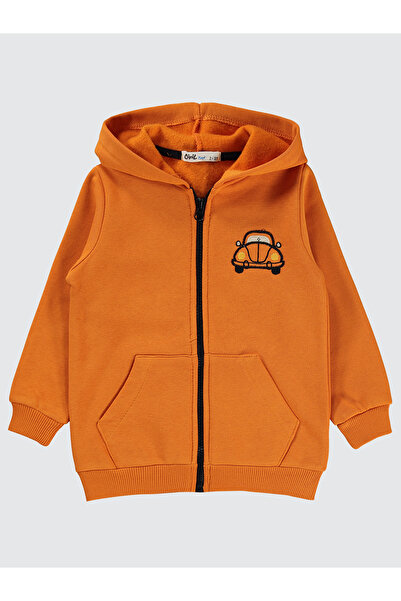 Civil Boys كارديجان للأولاد بعمر 2-5 سنوات - برتقالي داكن