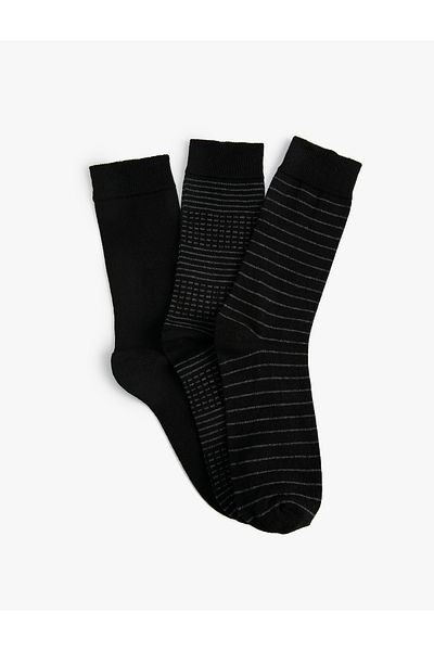 Koton Set of 3 Striped Sock Socks