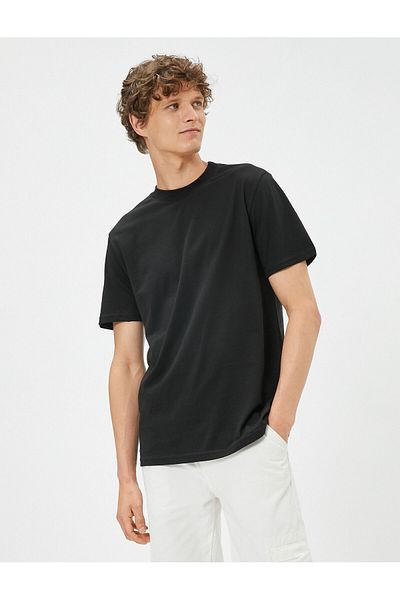 Koton Basic T-Shirt Slim Fit Crew Neck Cotton