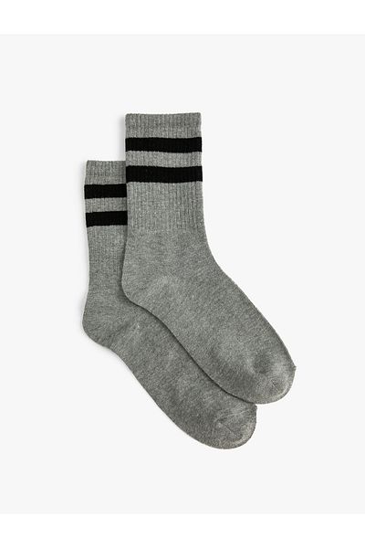 Koton Socket Socks Stripe Patterned