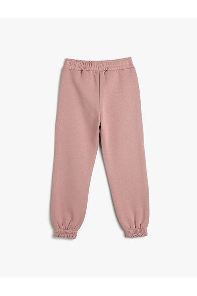 Koton Jogger-Jogginghose mit elastischem Taillenprint und erhöhtem Detail