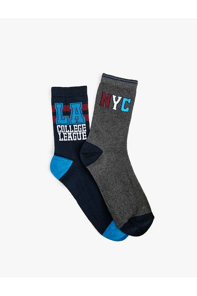 Koton Set șosete pentru colegiu, multicolore, 2 piese