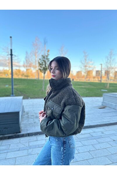 RHONES Chlupatý plyšový dámský kabát s kapsami na tašku