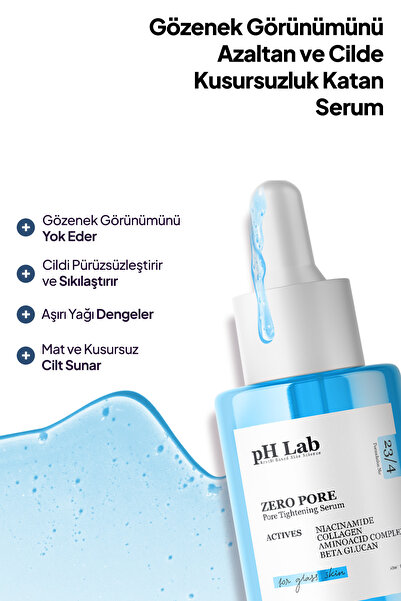 Ph Lab Phlab Zero Pore Gözenek Sıkılaştırıcı Serum, Gözenek Temizleyici Bakım Serumu