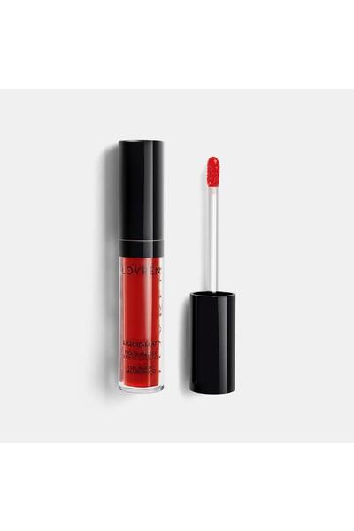 lovren أحمر شفاه سائل أحمر مكثف من R3M Liquid-Matt Rosso Intenso