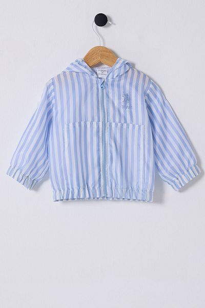 U.S. Polo Assn. SUA Polo Assn. Pelernă de ploaie albastră pentru bebeluși