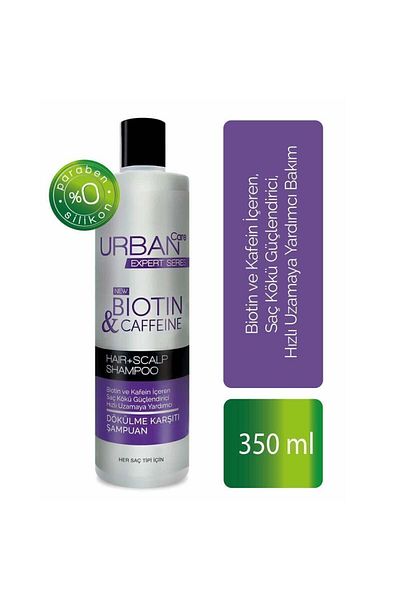 Urban Care Anti-Hair Loss and Anti-Hair Loss Strengthening Shampoo with Caffeine Content 350 ml