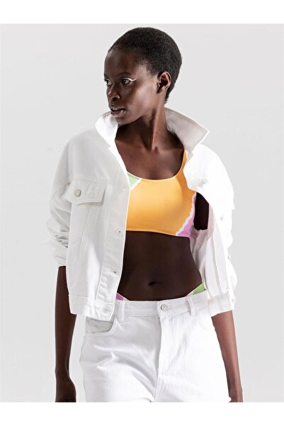 RİVUS Jean Jacket With Tassel Detail On The Back