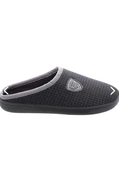 Ayzen Men's Black Gray Seasonal Comfortable Lightweight House Slippers