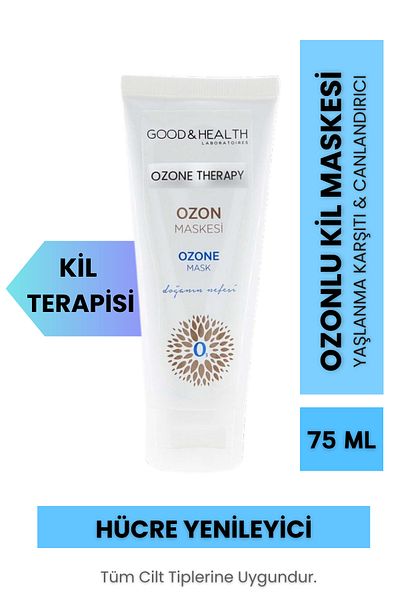 Good & Health Ozone Therapy Ozone Pore Firming Revitalizing Clay Face Mask 75 ml