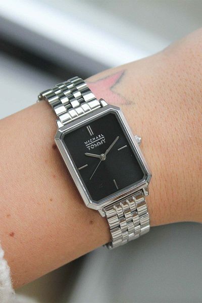 MICHAEL TOMMY Mt20282Lbsy82 Women's Watch with Steel Band
