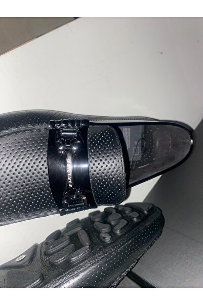 Pierre Cardin мъжки мокасини от черна кожа, ежедневни балерини