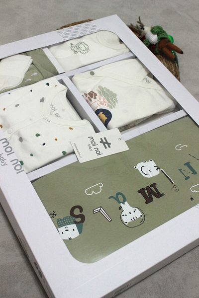 Moi Noi Barbosa Moi Noi Baby Lion 10 Piece Bodysuit Set