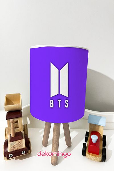 dekomingo Purple Bts Bangtan Baby and Children's Room Lamp Shade