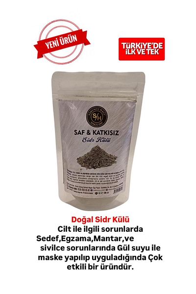 Sabuncu Hacı Es-Sidre Sidr Pure Without Additives Natural Sidr Ash 100 g