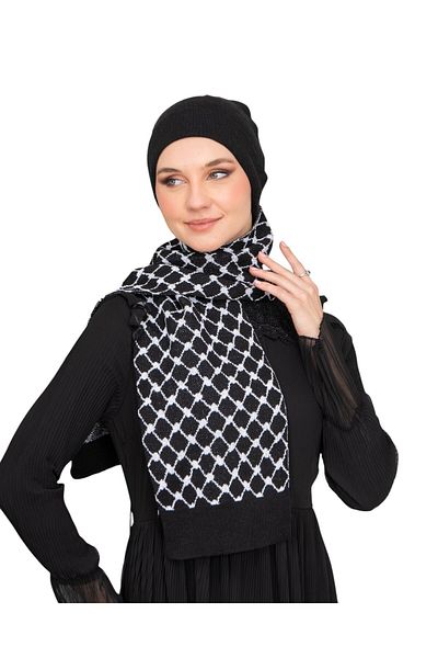 Zaytoon Eșarfă unisex pentru copii - tricotaje cu șnur, broderie palestiniană S 300009
