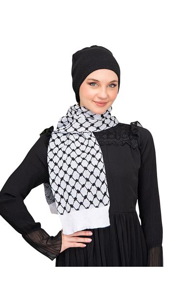 Zaytoon Eșarfă unisex pentru copii - tricotaje cu șnur, broderie palestiniană S 300009