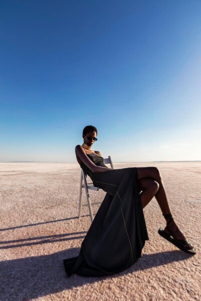 KAMEYA Long Strapless Slit Dress - 23s40237