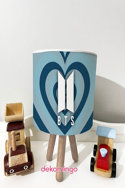 dekomingo Hearted Bts Baby and Children's Room Lamp Shade