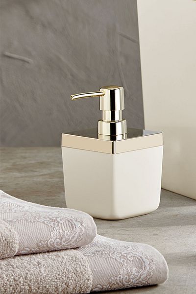 Prima Nova Διανομέας υγρού σαπουνιού Toskana Beige and Gold