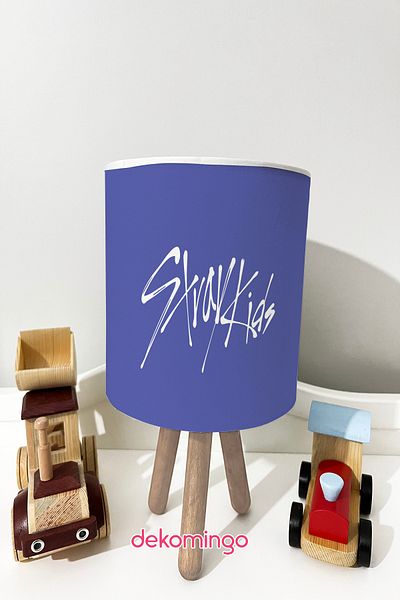 dekomingo Blue Stay Kids Baby and Children's Room Lampshade