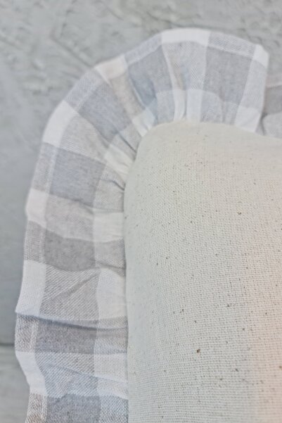 cotton maison Κάλυμμα μαξιλαριού Boho Ρετρό βολάν 45x45 εκ