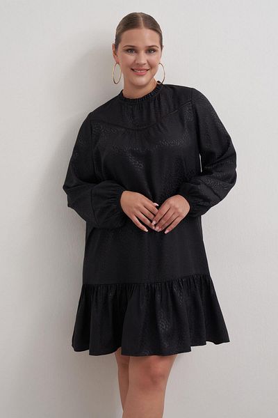 MYLİNE Stripe Detailed Satin Dress