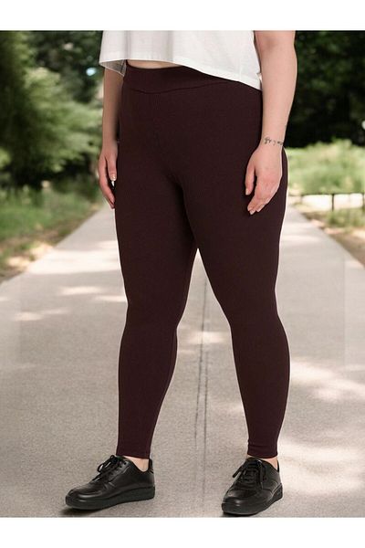 MEGFİT Women'S, Oversize, Ribbed Leggings