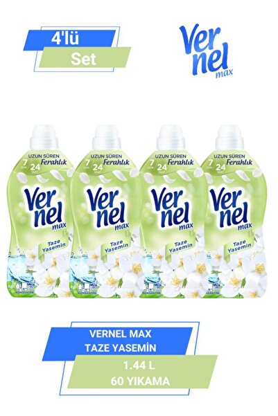 Vernel Max Taze Yasemin 1.44l 60 Yıkama 4'lü Set