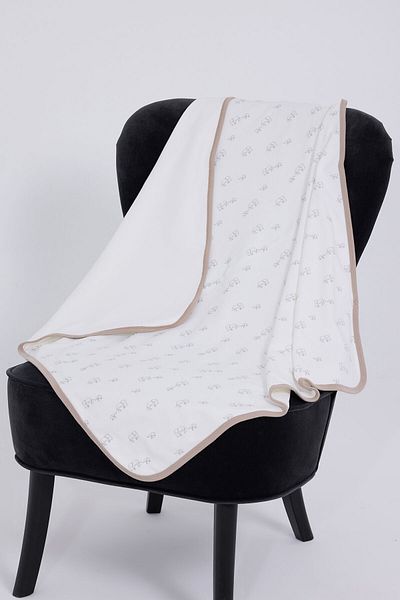 U.S. Polo Assn. U.S. Polo Assn. Baby Boy White Blanket